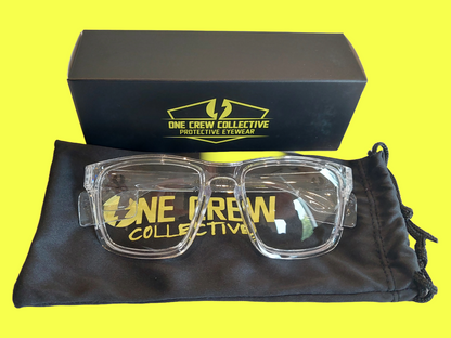 Protective eyewear- Crystal clear frame/ clear Lens