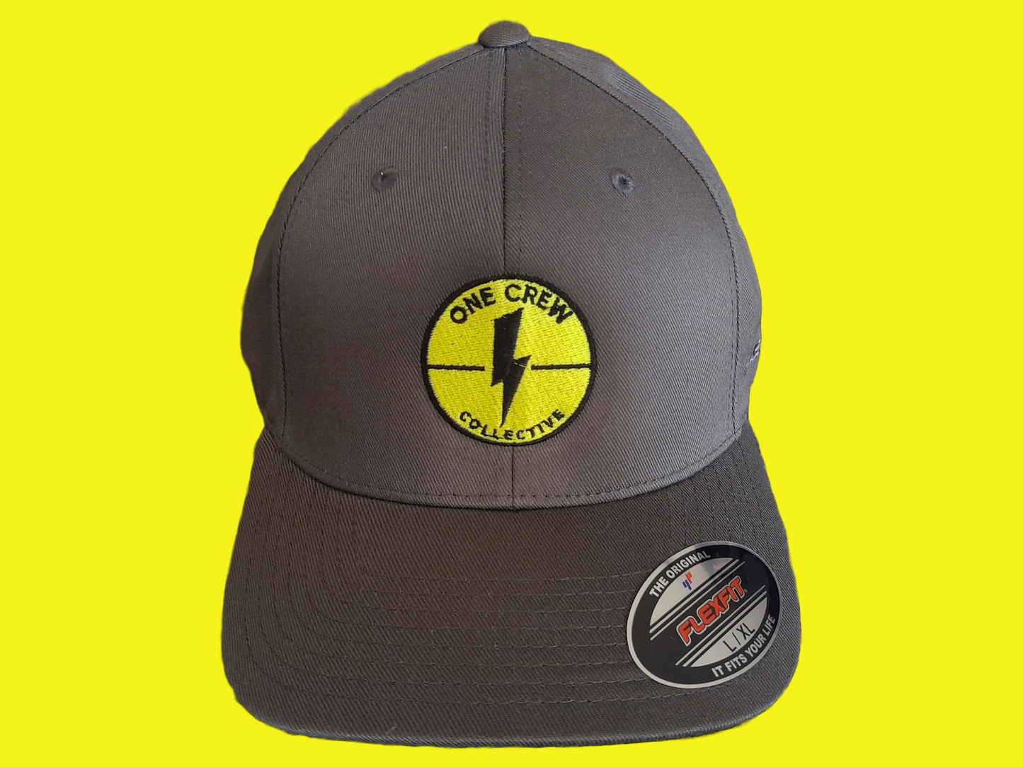 O.G. logo flexfit cap- Grey