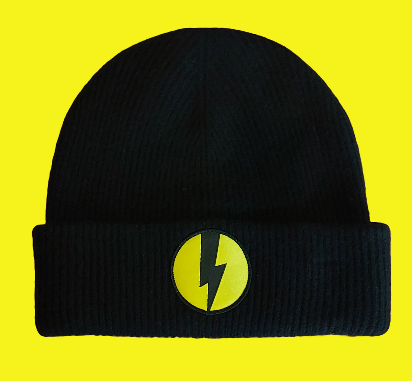 Roll Down Beanie- Bolt Logo